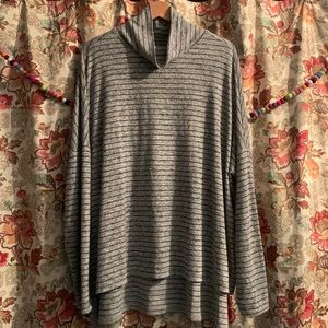 Striped Lucky Brand Turtleneck XL